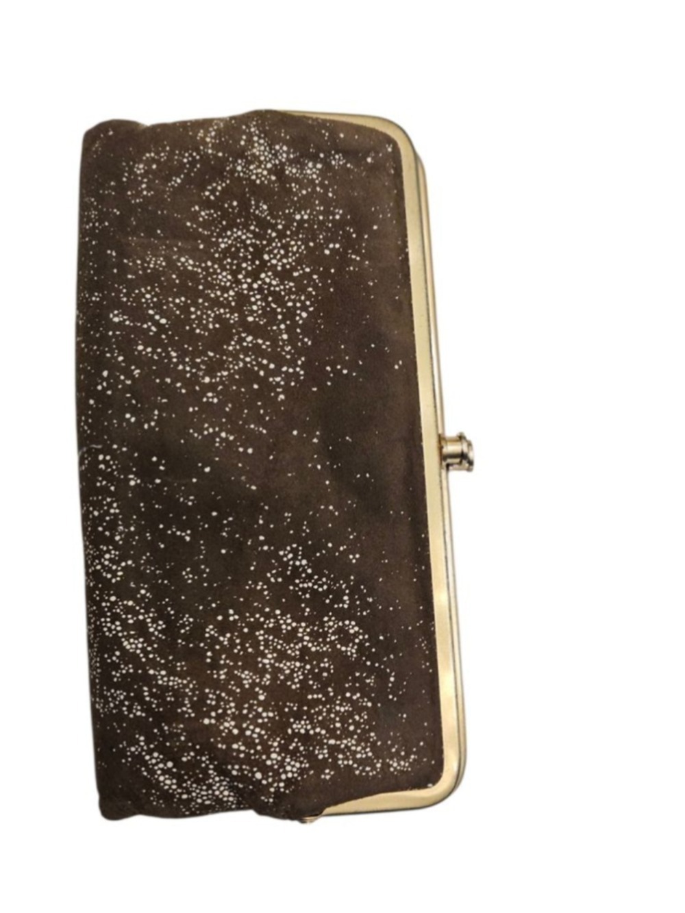 Hobo Brown and White Speckled Leather Wallet, One Size - Picture 5 of 16